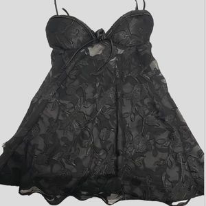 Beautiful Linda Lingerie sheer Lacey babydoll NWOT